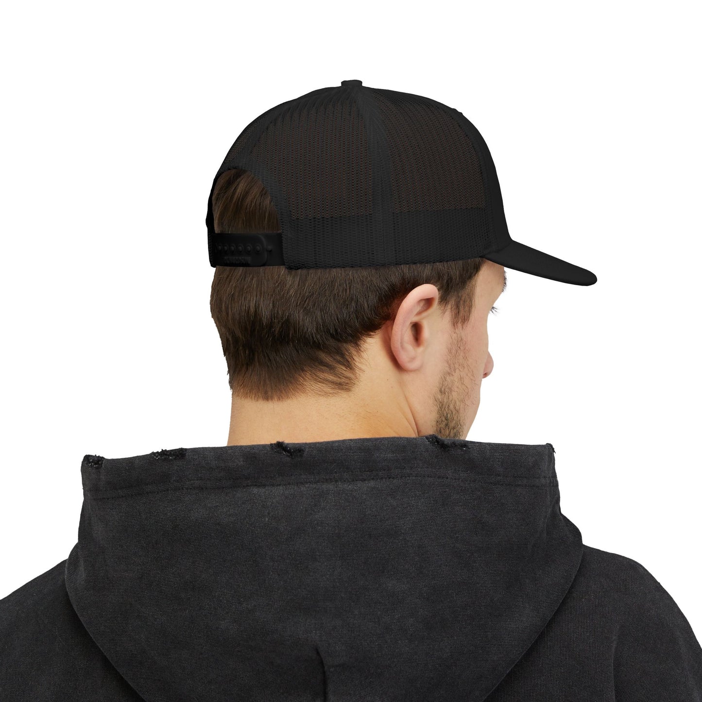 STOUT DF1 Graffiti Logo Trucker Cap "Short" — Urban Snapback Hat