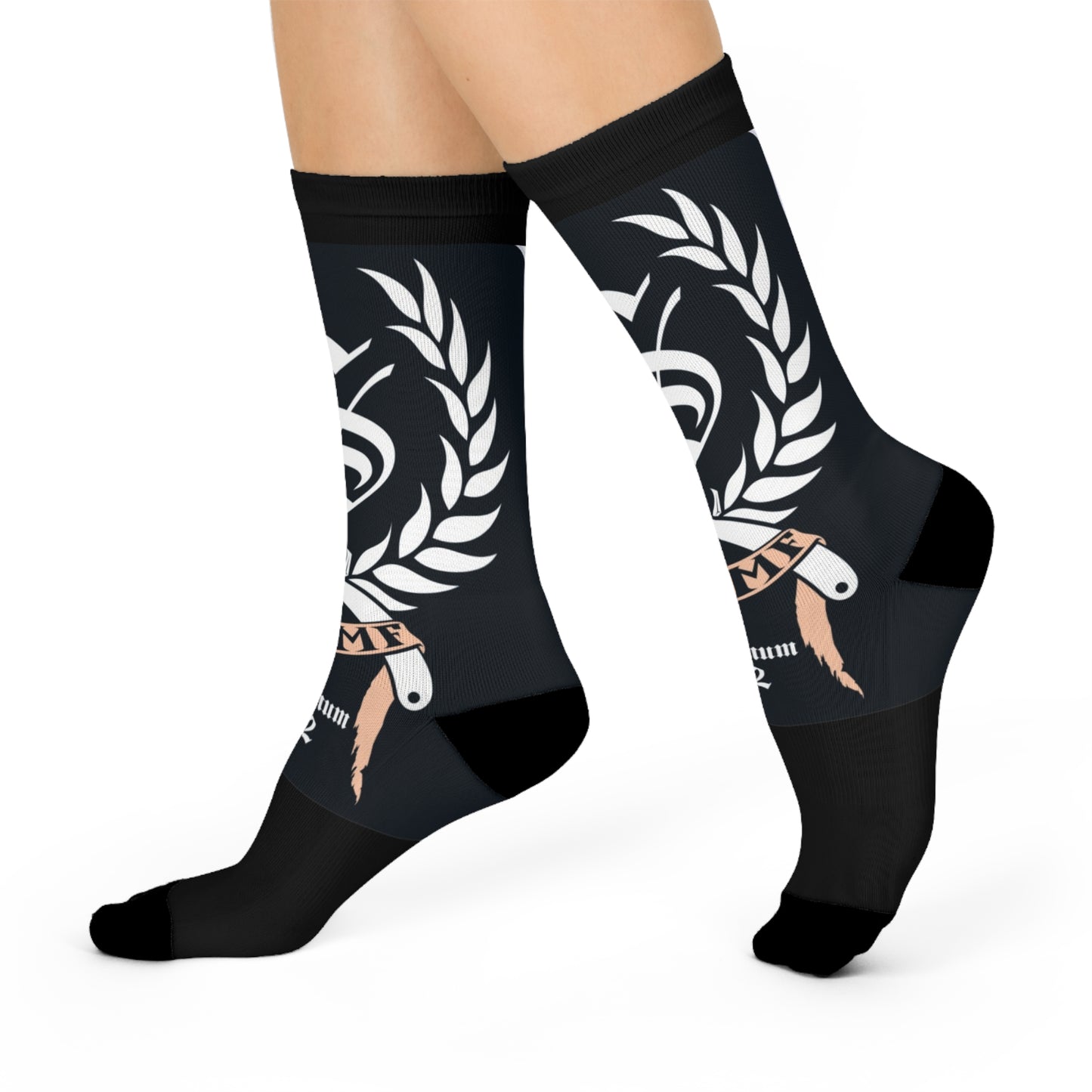 Copy of  STOUT NGMF Battle-Worn Limited Edition Crew Socks | Cushioned DTG Footwear