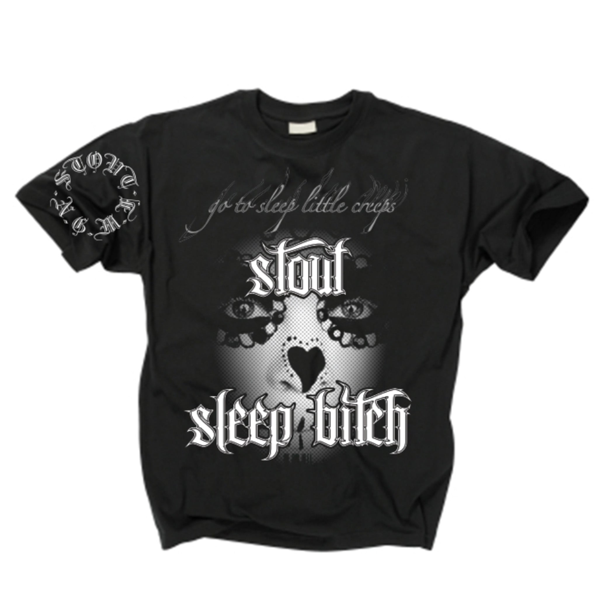 sleep テキストTシャツ STOUT Sleep Bitch T-Shirt | Bold Streetwear by Defiant – Defiant